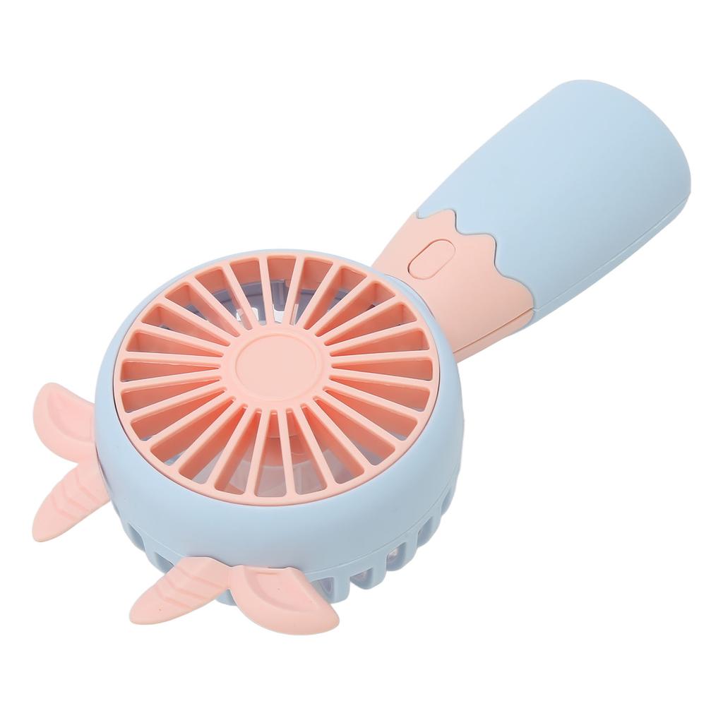 Mini Handheld Fan USB Portable Ergonomic Design Intensive Grid Design 300mAh Cute Handheld Small Fan