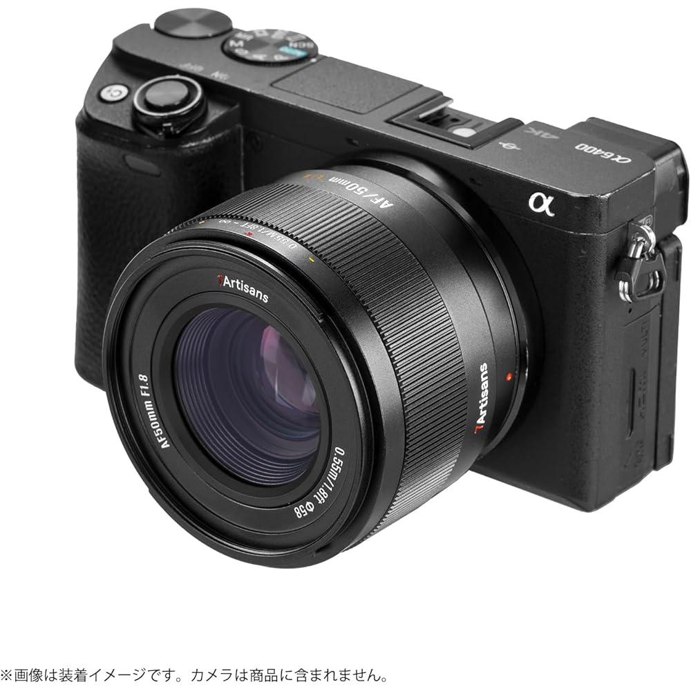7artisans LITE 50mm F1.8 E Mount Легкий APS-C Маленький Автофокусный Объектив с Фиксированным Фокусным Расстоянием (Внутренний Оригинальный P...