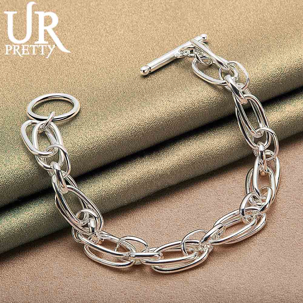 Браслет из стерлингового серебра 925 пробы, модные свадебные украшения для вечеринки