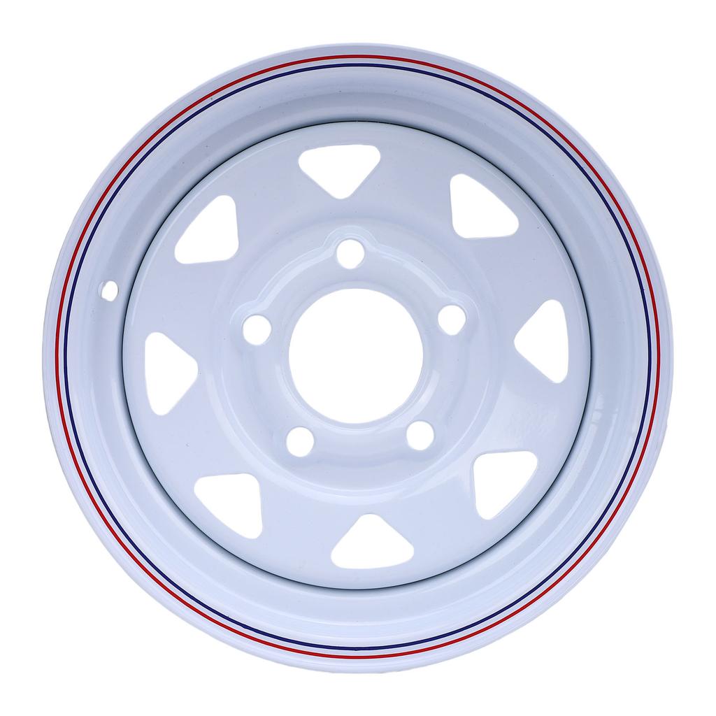 12 Inch Trailer Rim 1100 Lbs Load Capacity 12x4 5 114.3 Trailer Wheel Rim Alloy 5 Bolt Holes for Boat Cargo Trailers