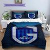 Koninklijke Racing Club Genk Pattern Bedding Home Decoration Birthday Gift ( 1 duvet cover + 2 pillowcase, without core),fan merchandise.