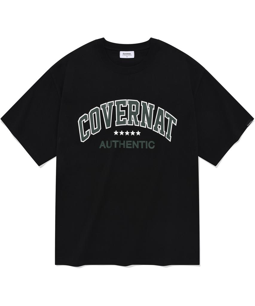 COVERNAT Черная футболка Arch Star