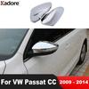 Для Volkswagen VW Passat CC 2009 2010 2011 2012 2013 2014 Хромированные Накладки на Зеркала Заднего Вида, Накладки на Боковые Крылья, Аксессуары
