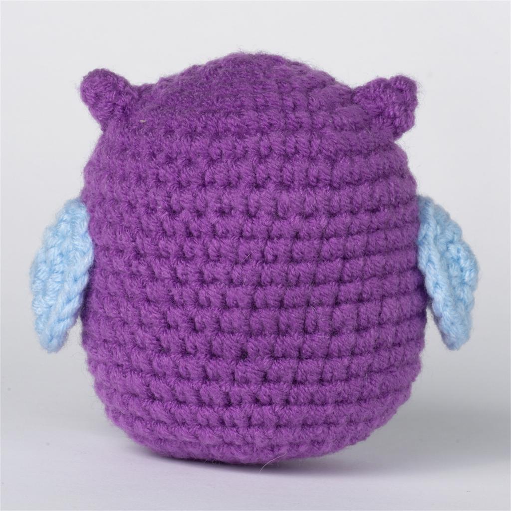 DIY Frog Owl Penguin Crochet Kits Beginner DIY Crochet Starter with Yarn, Crochet Hook, Needle, Knitting Marker, Eyes