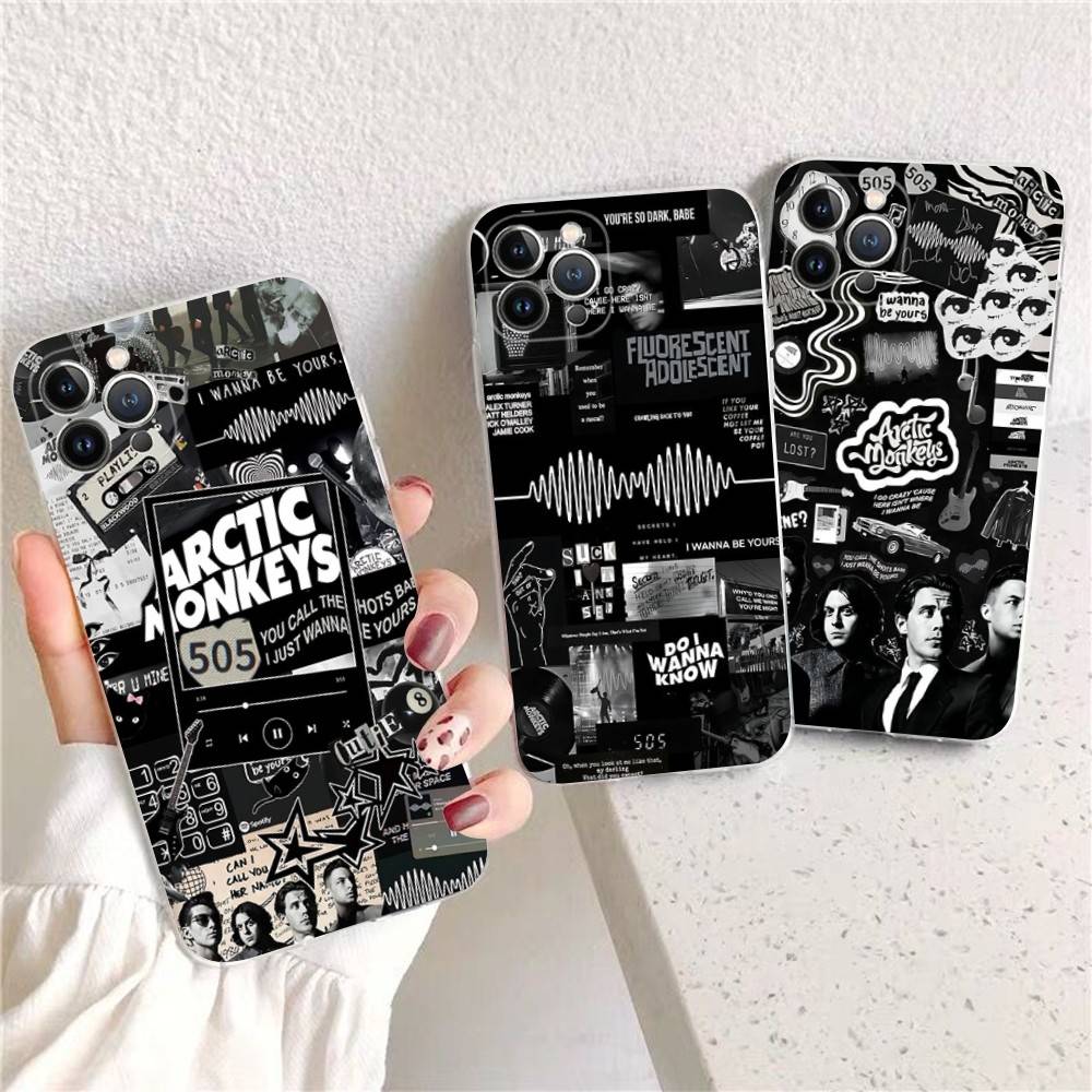 Чехол для iPhone 17 16 15 Pro Max 11 12 13 14 Pro Plus с изображением рок-группы A-Arctic M-Monkeys