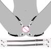 Labia Spreader Straps With Clamps,Clip Onto Clitoris , Spread Pussy Open,Vagina Stimulator,Adult Sex