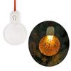 Thermal Sublimation Acrylic Light Pendant Thermal Transfer Christmas Pendant Acrylic Pendant with Red Hanging Rope