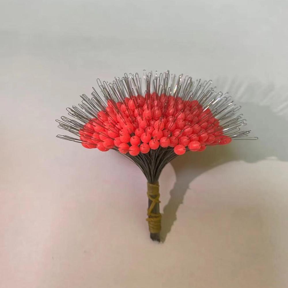 Fishing Connector Transparent Cylindrical Fishing Bobber Space Bean Silicone Fishing Floater