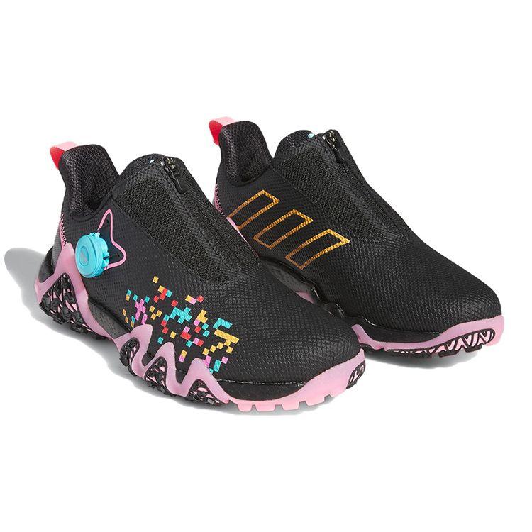 adidas CodeChaos 22 Нескользящие Прочные Легкие Низкие Гольф-ботинки Унисекс Гольф-ботинки Черный Розовый IE1497