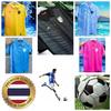 THAILAND National Football Soccer Training JERSEY Casual CHEER Print Quick Dry Shirt Polo Polyester Short Sleeve Uniform Elephant Logo Sport Outdoor