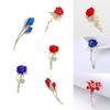 Elegant  Rose Flower Brooches Lapel Pins Jewelry Decoration