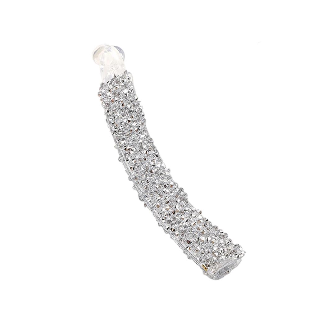 Rhinestone Beads Banana Hair Clips Vintage Fishtail Design Ponytail Holder Hair Decoration For Thick And Fine Hair