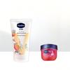 Набор Vaseline: Бальзам для губ «Розовый бутон» и Крем для рук «Белый персик»