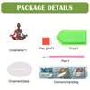 2D/Flat Yoga Woman DIY Table Top Diamond Painting Ornament Kits 5D DIY Diamond Art Tabletop Decorations Bedroom Table Decoration