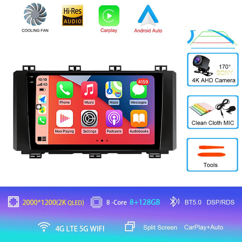 Автомобильный радиоприемник Android 14 Carplay Auto 2K экран мультимедийный проигрыватель для SEAT Ateca Cupra 2016 - 2021 2 Автомагнитола стерео 2din головное устройство