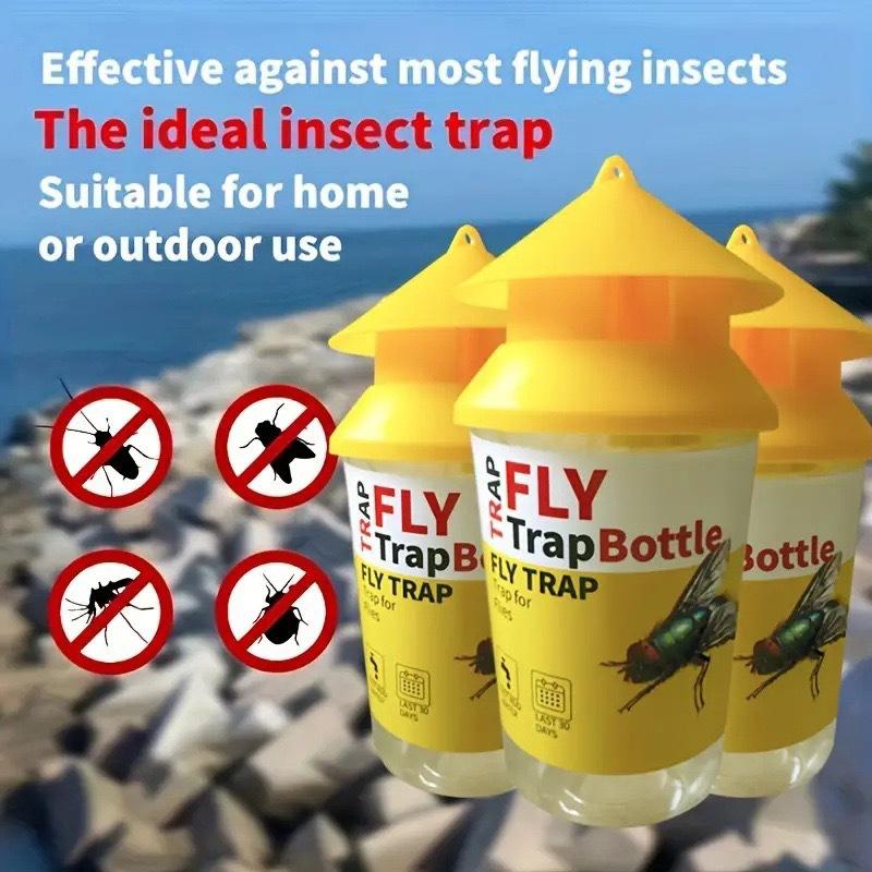 1 Piece Hanging Fruit Fly Trap, Outdoor Fly Catcher Bottle for Vegetable Garden and Farm