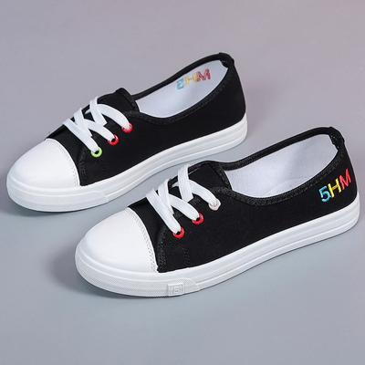 Летние парусиновые туфли 2024 Женские кроссовки Модная новая обувь для женщин Плоские туфли цвета экрю Tenis zapatos de mujer