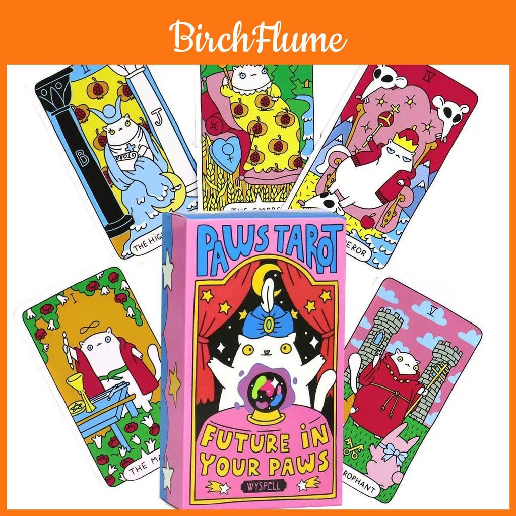 Игра в Таро «Кошка Wyspell» с милыми оригинальными иллюстрациями для карточных развлечений