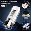 New Ultra Bright Led Flashlight Mini Torch USB Charging Quality Torch Light for Emergency Mini Portable LED Torch Light