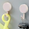 5pcs Self-adhesive Wall Mounted Hooks No Need To Drill Bathroom Door Kitchen Towel Hanger Hooks Home Storage Accessories