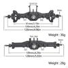 Scale RC Car Front And Rear Axle Set Bridge for 1:18