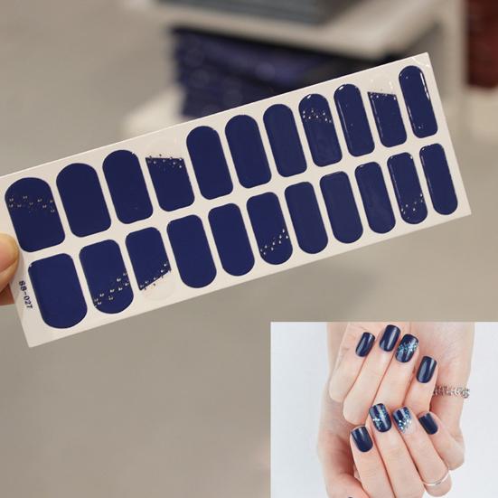 Ногти 22 шт. модные наклейки DIY мини самоклеящиеся блестящие маникюрные наклейки для салона