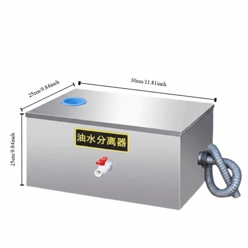 Widened Inlet Outlet Sink Oil Water Separator with Handle Incrassation Interceptor Resturant