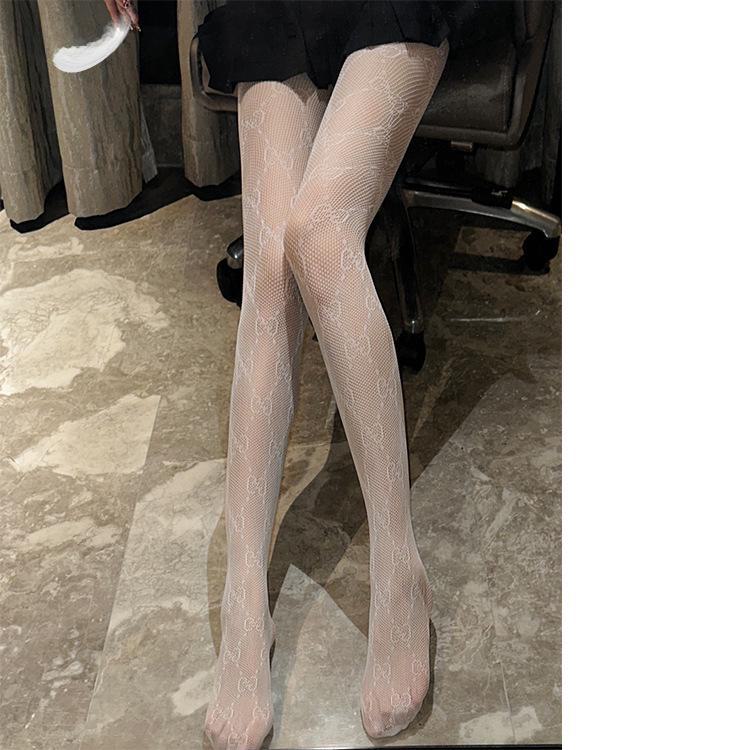 Women's Sheer Fishnet Stockings - Polka Dot & Heart Pattern, Sexy Black & White Options, Large Sizes Available for Spring & Autumn