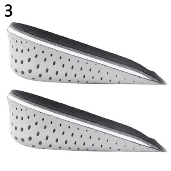 1 пара унисекс 2,3-4,3 см пены с эффектом памяти, увеличивающие высоту, вставки для половины обуви