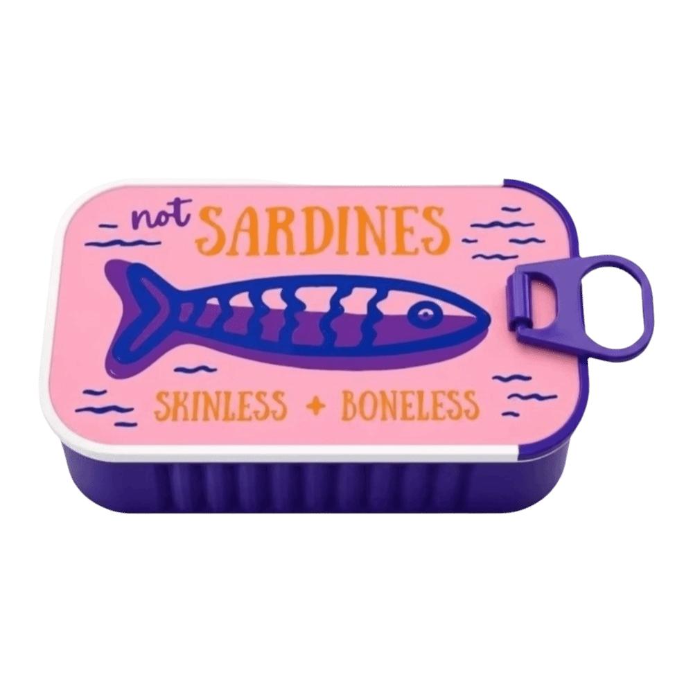 Multi Functional Sardine Tin Jewelry Box 3D Printed Jewelry Display Organizer Gift Box