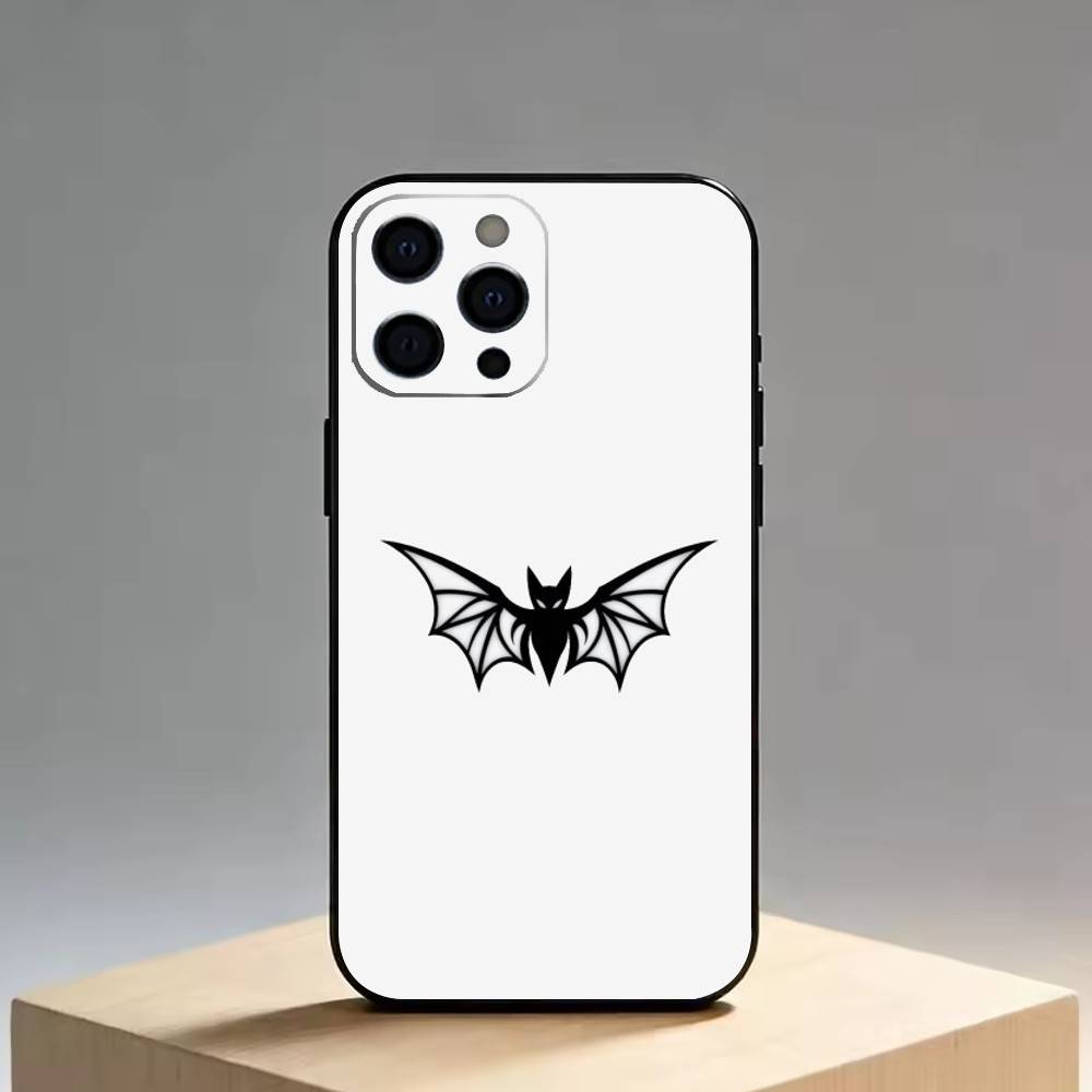Bat Spider Pattern Matte Texture Phone Case Silicone Soft For IPhone 17 16 15 14 13 12 11 X XR Plus Pro Max Plus