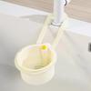 Waterproof Hanging Sink Drain Basket Openable Detachable Bottom Kitchen Food Residue Filter Strainer