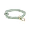 Semi-choke Collar - Trixie - Soft Rope - Green - Medium - Comfort and Control for Dog