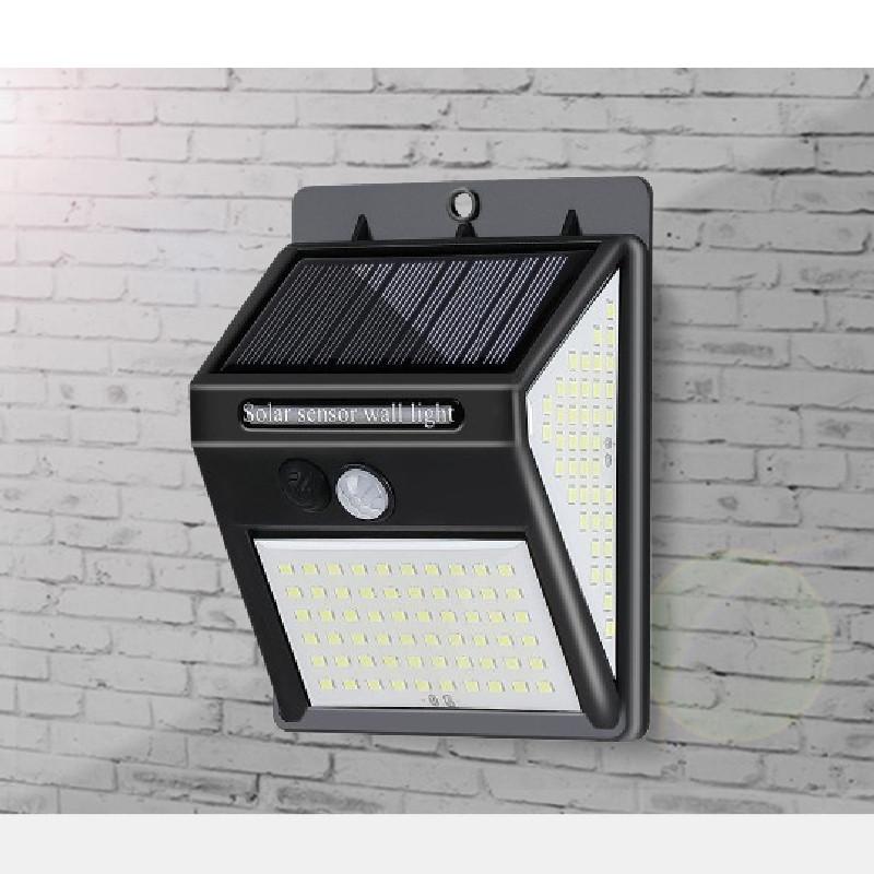 Security 140led Solar Light Outdoor Motion Sensor Lamp For Garden Courtyard Wall