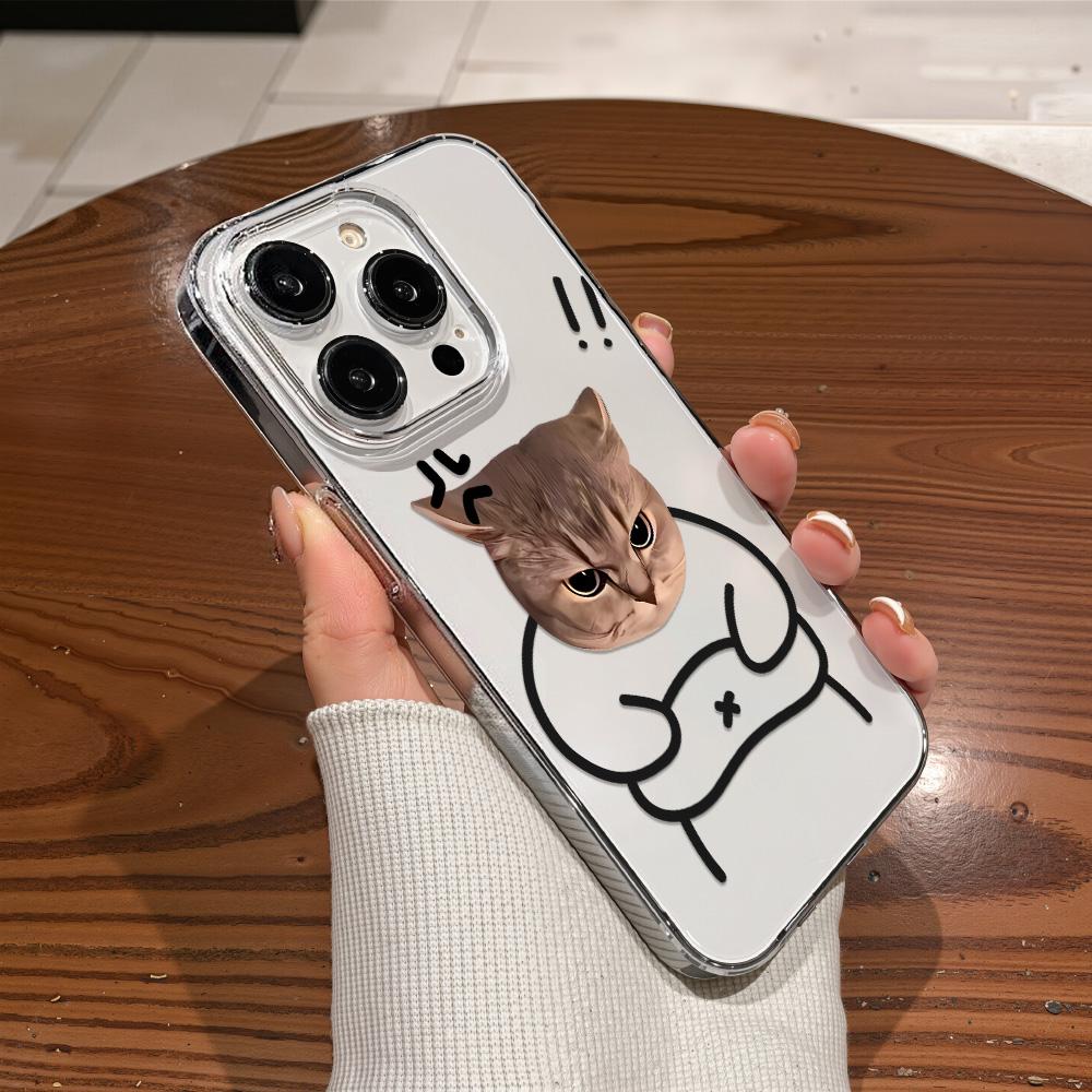 Акриловый чехол для телефона для iPhone 11 12 13 14 Pro 12 14 16 Pro Max для Samsung A16 A36 A56 S24 FE Высококачественный расписной противоударный чехол для мобильного телефона