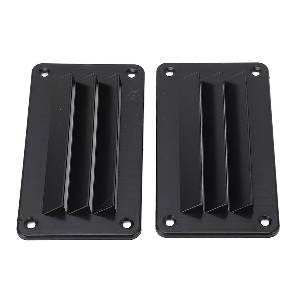 2pcs RV Vent Louver Professional Bathroom Ventilation Outlet Grille Louver for Boat Yacht Home