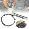 Portable Aluminum Alloy Handle Chain Oil Filter Wrench Spanner Remover Tool