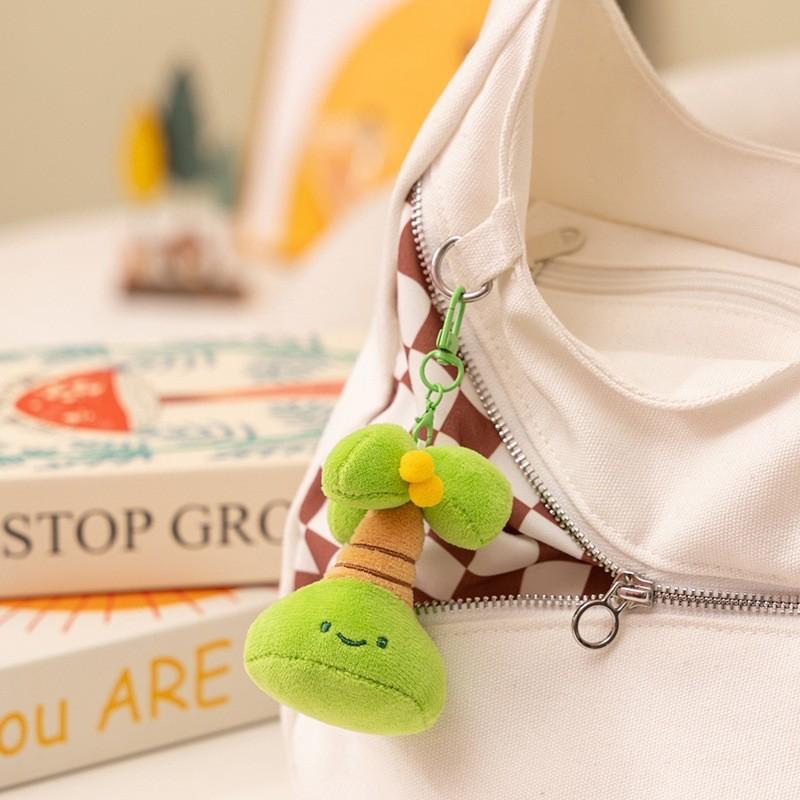 Coconut Fruit Plush Toy Keychain For Kids And Teens