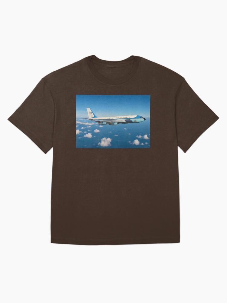Футболка оверсайз ВВС США VC-137C Air Force One Над Облаками
