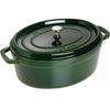 Cocotte Zwilling Staub Oval 40x33cm Basil Green 6.7l (40509-691-0)