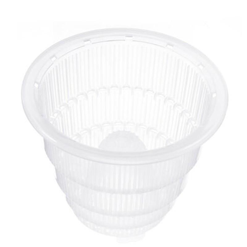 Resin Orchid Clear Flower Pot Plastic Plant Garden Breathable Slotted-1 Pack