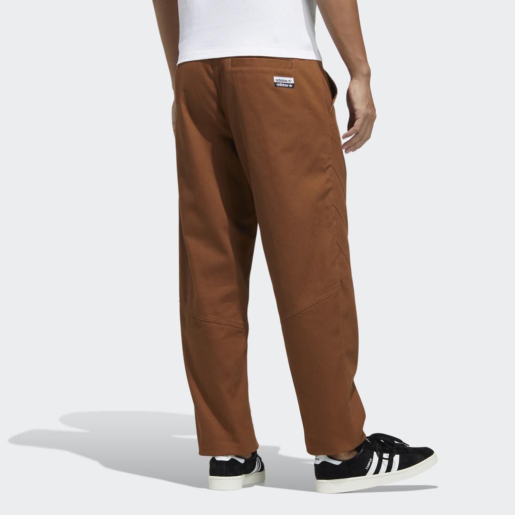 Adidas Брюки Originals Clover Ryv Wv, спортивные брюки прямого кроя, мужские брюки, коричневые H07086