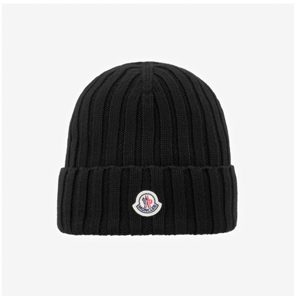 Moncler Logo Patch Beanie 3b00036 A9327 999