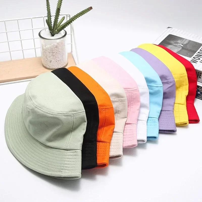 Children Outdoor Hat Summer Foldable Bucket Hat Sunscreen Cotton Fishing Hunting Cap Girls Basin Chapeau Sun Prevent Hats
