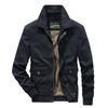 Spring and Autumn New Men's Casual Jacket Multi-Pocket Middle-aged Jacket Dad's Top Jacket