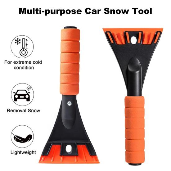 1/2 шт. Лопата для чистки снега и льда, с нескользящей ручкой, прочная конструкция, устойчивая к низким температурам, универсальный инструмент для чистки снега
