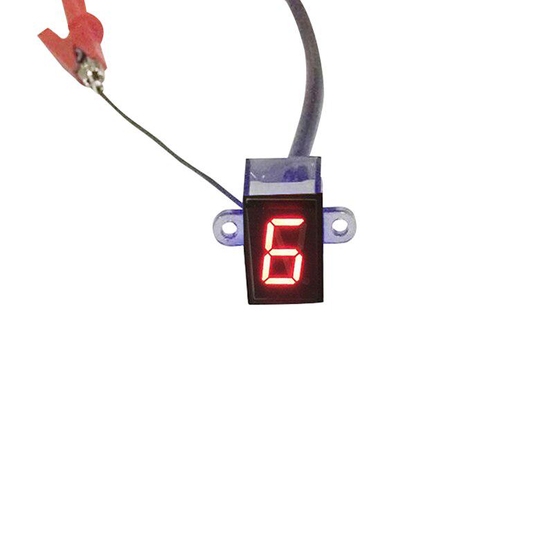 Универсальный водонепроницаемый мотоциклетный спидометр, индикатор шестерни, Plug & Play, светодиодный дисплей, датчик, аксессуары для мотоциклов, часть