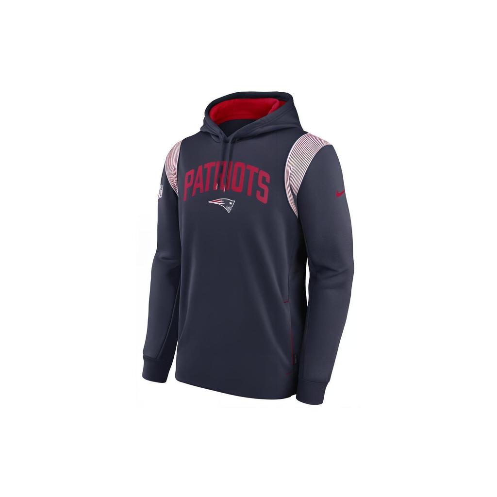 Nike Толстовка с капюшоном Therma Athletic Stack Letter Print, дышащая, повседневная, с длинным рукавом, мужские толстовки с капюшоном, темно-синего цвета NS49035L8K-5N9