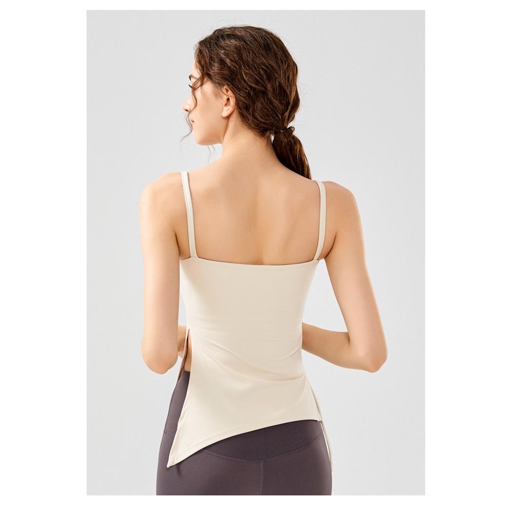 Обнаженная одежда для йоги на кулиске с плиссировкой для женщин, топы для фитнеса, стройнящие и придающие фигуре, женские топы с фиксированными нагрудными вкладышами, майки, спортивные жилеты, лето