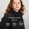 Chuyu Women's 2025 Winter 90% White Duck Down Puffer Jacket